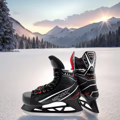 High-End Premium Ice Hockey Skates Shoes Advanced Blade Holder Manufacturer Direct Ice Skate Shoes