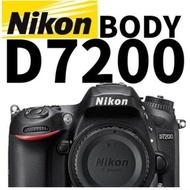 公司貨保固內 Nikon D7200 單眼相機 單機身 防塵防滴 D7100 後續 70D 7D2