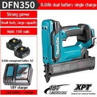 Makita DFN350Z 18V LXT Cordless Nail Gun 3-1/8" 18 ga Finish Nailer Brad Nailer Low Reaction Force M