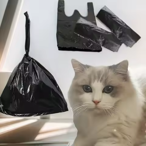 100/200/300PCS Pet Garbage Bags Outdoor Cleaning Disposable Dog Feces Bags Portable Household Cat Fe