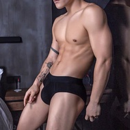 MEN'S UNDERWEAR - BASIC Triangle Brief - Smooth Cotton Brief Men Underwear