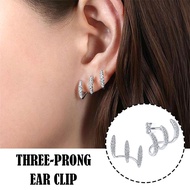 Korea Style Fashion Three Layer Arc Earrings O9e5