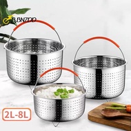 [BBNZDD] Stainless Steel Steamer Basket Pot Accessories for 3/6/8 Qt Pot Pressure Cooker BVAH