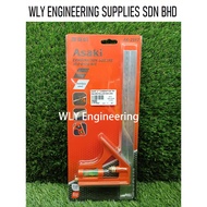 ASAKI AK-2592 12" 300mm Combination Try Square Ruler / 12" Combination Ruler / 12" L Ruler / L Ruler