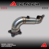 Downpipe Civic Turbo CRV Turbo Full Stainless High Quality