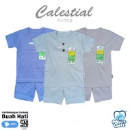 [ 3 Sets ] Latest Plain Moms Gift Short Set (1-4 years) Short Children's Playsuit Set - Kshop