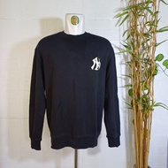 CREWNECK MLB NEW YORK ORIGINAL, SIZE L (SECOND BRANDED) HITAM, CN0215