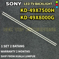 SONY KD-49X7500H KD-49X8000G TV LED BACKLIGHT BARU READY STOCK T49X7500H 49X8000G