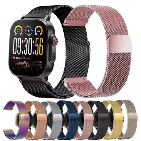 22mm Milanese Loop For Realme Watch 5 Watchband Strap For Realme Watch S2/S SPro/2 2Pro/Realme 3 3 P