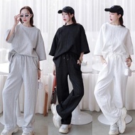 Embossed Stamp Set unisex Clothes Beautiful 2-Piece For Women Women's Long Pants