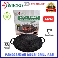 🔥 BEST SELLER PANGGANGAN MULTI GRILL PAN OMICKO / WAJAN PANGGANG KERAMIK / GO GRILL OMICKO