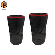[prettyia] Black African Drum Storage Soft Case Djembe Backpack For Djembe Players