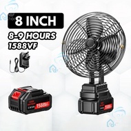 2988VF Camping Mini Bateri Tahan Lama 8 Inch Portable Camping Fan 3000mah Cordless Rechargeable for 