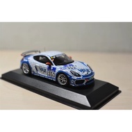 [Ready Stock] Mini Cut Minichamps 1: 43 Porsche Porsche 718 Cayman GT4 Clubsport Limited 144, Alloy 