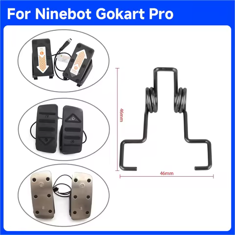 Throttle Pedal Spring Treadle Spring Steel Repairable For Ninebot Gokart Kit PRO Accelerator Foot Pa