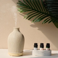 xfcUltrasonic Air Humidifier Vase Shape Essential Oil Aroma Perfume Diffuser Aromatherapy Humidifiers Diffusers For Home Bedroom