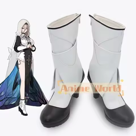 Honkai Impact 3rd Archives Discipline Aponia Nun Cosplay Shoes Cosplay Boots Halloween Carnival Boot