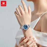 OLEVS | นาฬิกาข้อมือผู้หญิง Olevs 9945 ปี 2026 นาฬิกาข้อมือสีชมพู น้ำหนักเบา หรูหรา ทนทานต่อการเปียก
