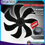 Replacement Fan Blade Bilah Kipas For Panasonic KDK Khind Pensonic Midea Singer Isonic Sharp Elba Mo