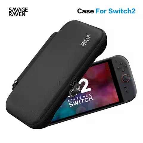 New Savage Raven by Skull & Co. EDC Carrying Case for 2025 Switch 2 ortable Hard Shell Storage Bag f