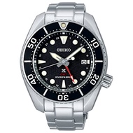 PROSPEX Seiko DIVER SCUBA Solar GMT Men's Watch Silver SBPK003