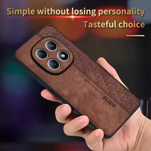 For Xiaomi Redmi Note 15 4G Luxury Leather Case Cover Redmi Note 15 Pro+ Fall Resistance Lens Protec