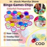 Bingo Chips Colored, Game Markers, Bingo Counters, Colored Play Tokens, Game Discs, Bingo Chips Boar