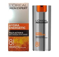 LOreal Men Expert Hydra Energetic Multi-Action 8 Anti-Fatigue Moisturizer Serum 50ml. ลอรีอัล เม็น เ