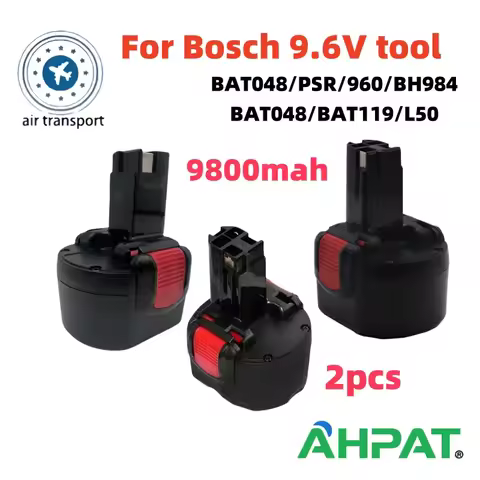 For Bosch 9.6V 9800mAh NI-MH Replacement Battery BAT100 PSR960 BAT048 BAT119 BH984 BPT1041 23609 326