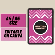 Budget Printable | Printable Monthly Budget| Printable Finance Planner | Home Printing | Budget plan