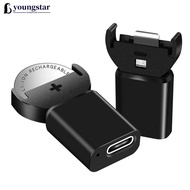 YOUNGSTAR 1Pc Mini Smart Button Battery Charger Type-C 3.6V Lithium Battery Charger For Lir2032/Lir1632/Lir2025/Lir2016/Lir2032H G9R3