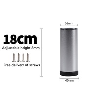 Onuobao 4PCS Aluminum Furniture Cabinet Feet Legs Leg Feet Adjustable Cabinet Feet Bathroom Cabinet 