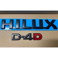 emblem 3.0 Hilux d4d Hitam Black Logo D-4d Toyota HILUX