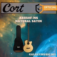 Cort AB-850F Acoustic Bass W/EQ W/Bag - Natural ( AB850FNT / AB 850F / AB850F )