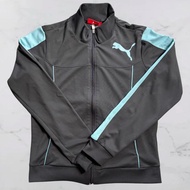 Jaket Tapped Tracktop Puma Warna grey Biru Muda