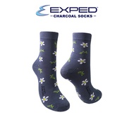 Exped Ladies Fashion Cotton Charcoal Medium Socks 4e0521 Steel Gray