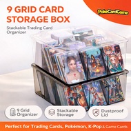 Card Box Display Pokemon Cards Case Organiser TCG Holder Zipper Storage Idol Kpop Popmart Pokémon Po