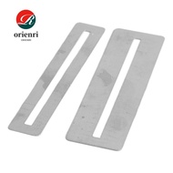 ORIENRI 3Sets Guitar Fret Guard, 7.8cm Size Steel Fret Wrap, Professional Silver Color Fret Protecto