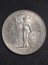 站洋壹圓銀幣 1909 British Trade Dollor