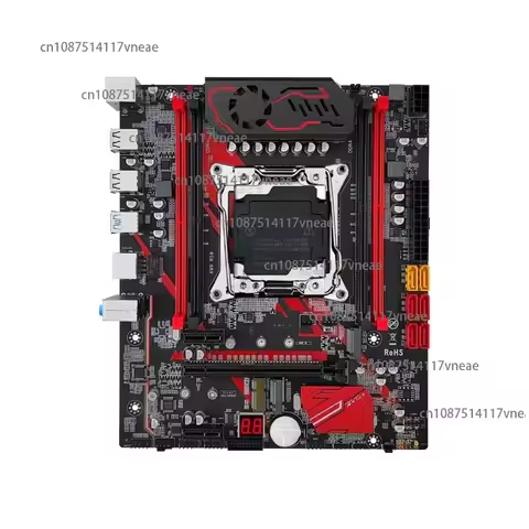 X99 RS9 main board CPU package desktop computer 2011-3 Support E5 2666 2667 2670 V3 V4 DDR4