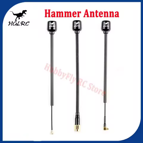 HGLRC Mini Long Range Hammer Antenna Mini RHCP LHCP Spin SMA UFL MMCX Angle 5.8G 2.5dBi 135mm For RC