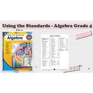 [PRE557] 130 pages  Using the Standards - Algebra Grade 4 Worksheet PDF version 电子书 (answer provided