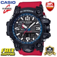 Jam Tangan Lelaki Original G Shock GWG1000 BIG MUDMASTER Men Sport Watch Dual Time Display 200M Water Resistant Shockproof and Waterproof World Time LED Auto Light Compass Boy Sports Wrist Watches with 4 Years Warranty GWG-1000RD-4A1 (Ready Stock)