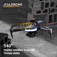 Flycam P14 Pro ĐỘNG CƠ KHÔNG CHỔI THAN Flycam mini giá rẻ có cảm biến tránh va chạm