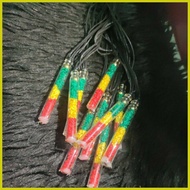 ◲ ➫ ◬ REGGAE NECKLACE GLASS TUBE(PER PIECE)