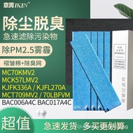 Compatible with Daikin Air Purifier MC70KMV2Electrostatic Wrinkle Deodorizing Filter MCK57LMV2Filter