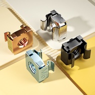 Cassette Nut Floating Cage Nut Fixed Iron Clip Clip Clip Nut Nickel-Plated Nut M4M5M6-M12 DFJ5 T5RV
