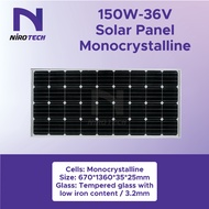 150W-36V Solar Panel Monocrystalline - RANGER BRANDS