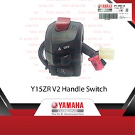 Yamaha Original Y15ZR Y15 V2 (4001) Handle Suis Starter (Kanan) Double Signal Hazard On/Off Engine -