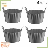 HENGHOME 4 cái Nồi chiên không khí Silicone trứng poacher cup Silicone trứng nồi Khuôn nướng bánh ta